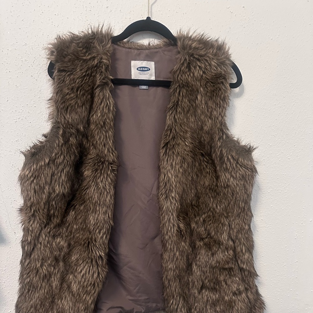 Old Navy Faux Fur Vest